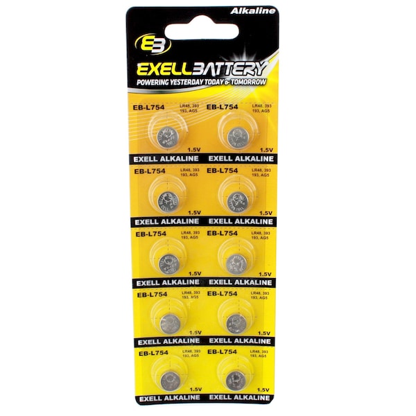 Exell Battery 51pc Essential Batteries Kit L626 L621 L1142 L754 L521 & Watch Opener - EB-KIT-117
