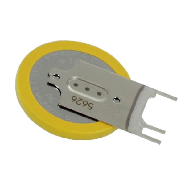 Panasonic CR-2032/GVFN 3V Lithium Coin Battery 3 PC Pins Tab PC Configuration - CR-2032/GVFN