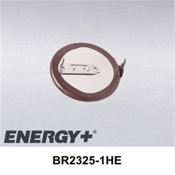 Fedco Batteries FedCo Batteries Compatible with  Panasonic BR2325-1HE 165mAh Lithium Coin Cell For Printed Circuit Board Mounting - BR2325-1HE