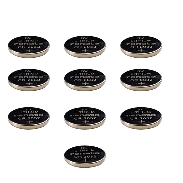 Ilc Replacement For BATTERIES AND LIGHT BULBS CR2032BATTERY BATTERIES LITHIUM 10PK - 10PAK:WW-LJ2Q-9