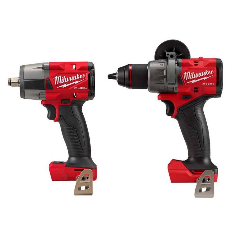 Milwaukee M18 FUEL Gen-2 18V Llave de Impacto Inalámbrica de Medio Torque de 1/2 pulg. con Motor sin Escobillas de Iones de Litio - Martillo Taladro/Atornillador FUEL