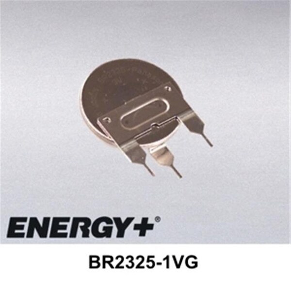 Fedco Batteries FedCo Batteries Compatible with  Panasonic BR2325-1VG 165mAh Lithium Coin Cell For Printed Circuit Board Mounting - BR2325-1VG