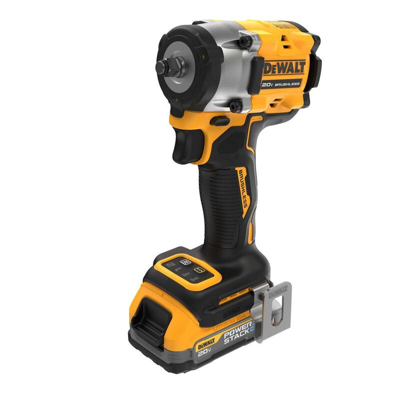 Juego de llave de impacto inalámbrica DEWALT de 20V de iones de litio de 3/8 pulgadas con batería de 1.7Ah y cargador - DCF923E1