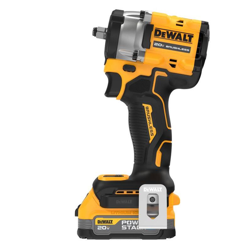 Juego de llave de impacto inalámbrica DEWALT de 20V de iones de litio de 3/8 pulgadas con batería de 1.7Ah y cargador - DCF923E1