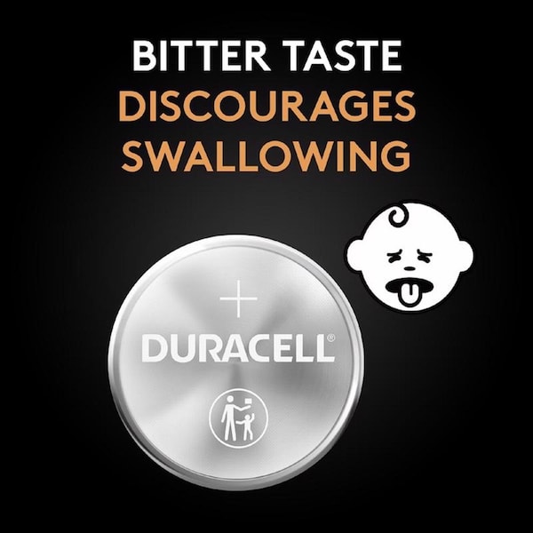 Duracell Duracell Lithium 3V Security Batteries - For Multipurpose - CR2016 - 90 mAh - 3 V DC - 4 / Each - DL2016B4PK