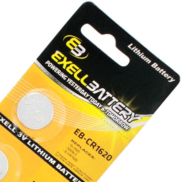 Exell Battery 5pack Exell 3V Lithium Coin Cell Battery Replaces DL1620 - EB-CR1620