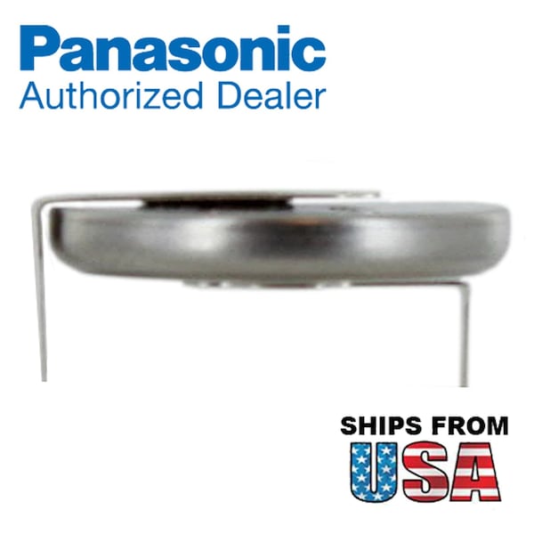 Panasonic CR-2032/HU3N 3V Lithium Coin Battery Horz 2 Pins Configuration Memory - CR-2032/HU3N
