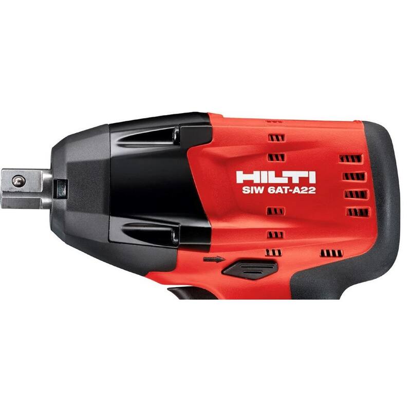Hilti SIW 6-AT 22V 1/2 in. Juego de llave de impacto inalámbrica sin escobillas con paquete de batería de iones de litio de 4.0, cargador y estuche - 3497767