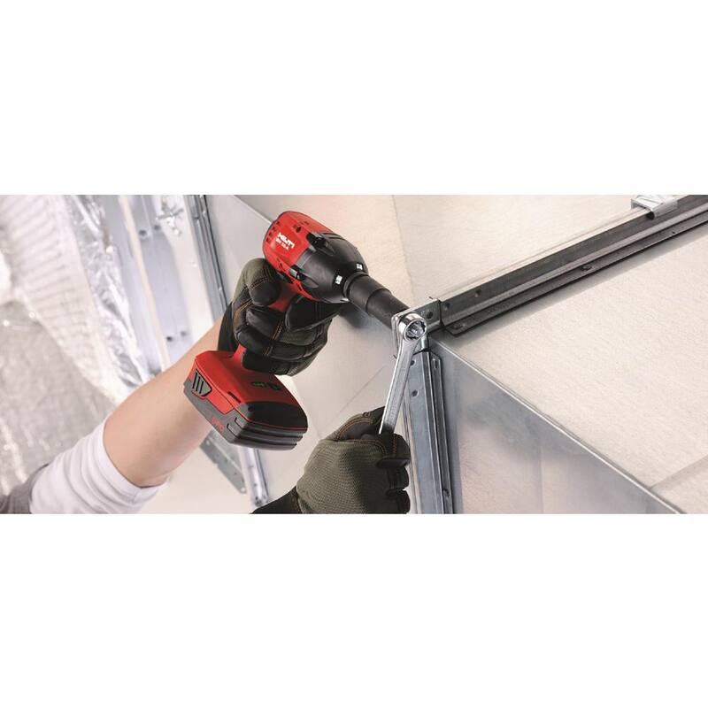 Hilti SIW 6-AT 22V 1/2 in. Juego de llave de impacto inalámbrica sin escobillas con paquete de batería de iones de litio de 4.0, cargador y estuche - 3497767