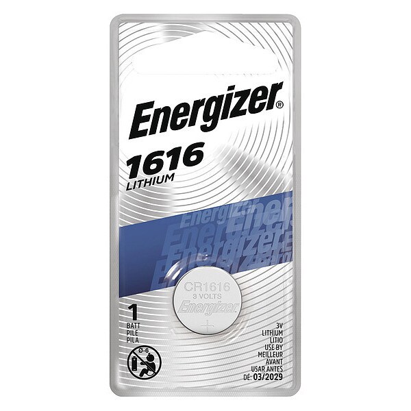 Energizer Energizer 1616 Lithium Coin Battery, 1 Pack - 3V DC - ECR1616BP