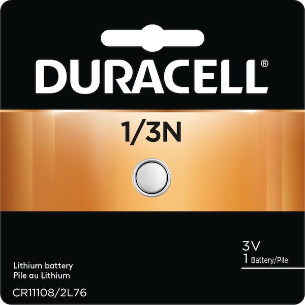 Duracell Duracell DL1/3NBPK Lithium Camera Battery - For Camera - 3 V DC - 1 Each - DL1/3NBPK