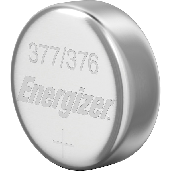 Energizer Energizer 377 Silver Oxide Button Battery, 1 Pack - For Multipurpose - 1.55 V DC - 1 Each - 377BPZ