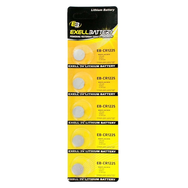 Exell Battery 51pc Essential Batteries Kit CR2032 CR1225 CR927 CR1632 CR1616 & Watch Opener - EB-KIT-128