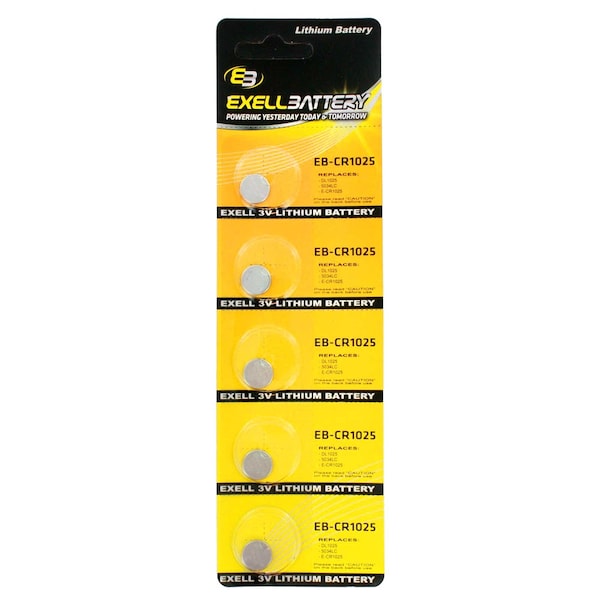 Exell Battery 51pc Essential Batteries Kit CR1025 CR1220 CR1616 CR2032 CR2430 & Watch Opener - EB-KIT-127