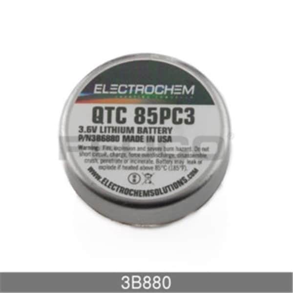 Fedco Batteries FedCo Batteries Compatible with  Electrochem 3B880 3.6V 1000mAh Lithium Wafer Cell For Industrial And Memory Applications - 3B880