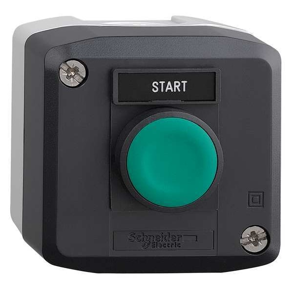 Estación de control de botón pulsador Schneider Electric, 1NA, Inicio, 22mm - XALD101H29H7