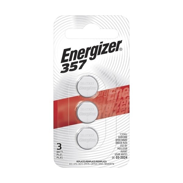 Eveready BATTERY, 1.5V, OXDE WATCH, 3, 3PK - EVE357BPZ3