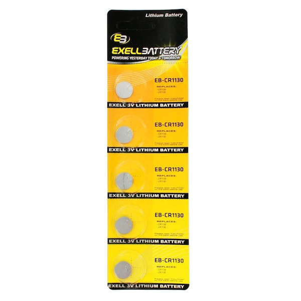 Exell Battery 31pc Essential Batteries Kit CR1025 CR1130 CR1220 CR927 L626 & Watch Opener - EB-KIT-124