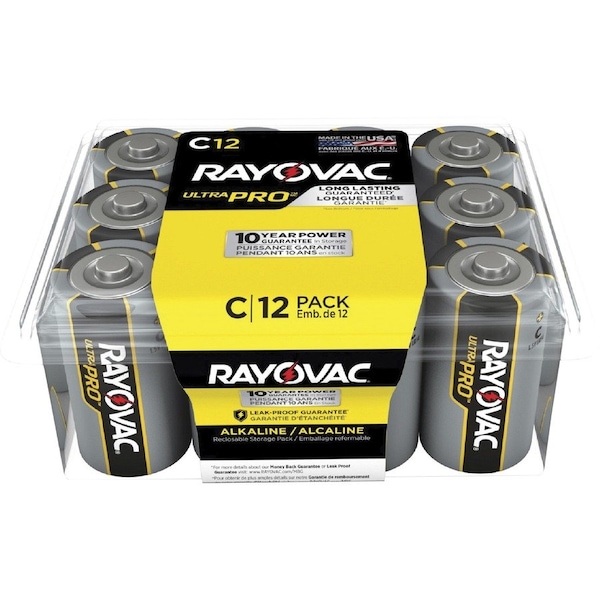 Rayovac BATTERIES, PRO, ULTRA, C - RAYALC12PPJ