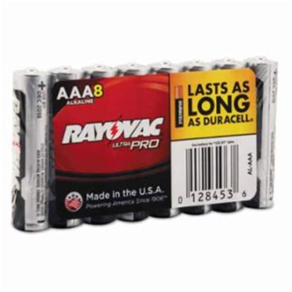 Rayovac 1.5V AAA Maximum Alkaline Shrink Batteries - Pack of 8 - 620-ALAAA-8J