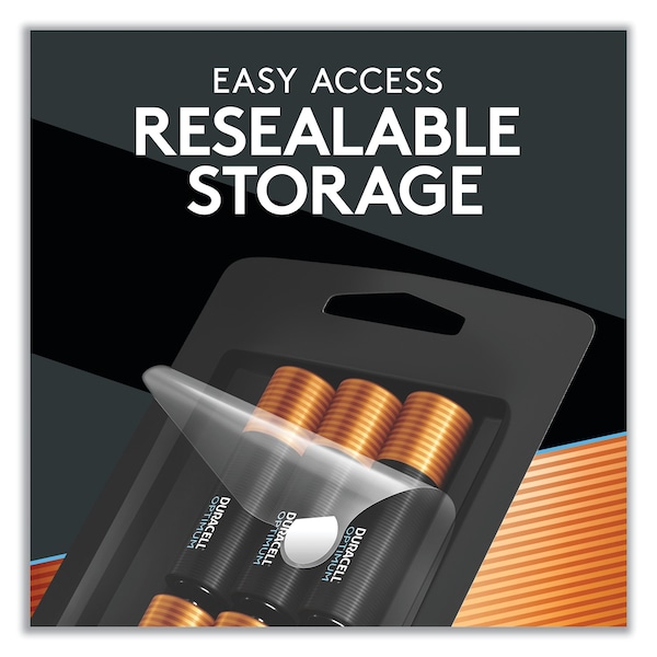 Duracell Duracell Optimum Alkaline Battery, AAA 1.5V DC 4 PK - OPT2400B4PRT