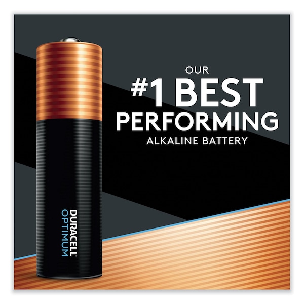 Duracell Duracell Optimum Alkaline Battery, AAA 1.5V DC 4 PK - OPT2400B4PRT