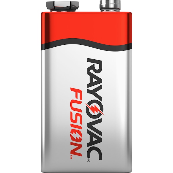 Rayovac Fusion Alkaline Battery, 9V 9V DC 2 PK - A16042TFUS