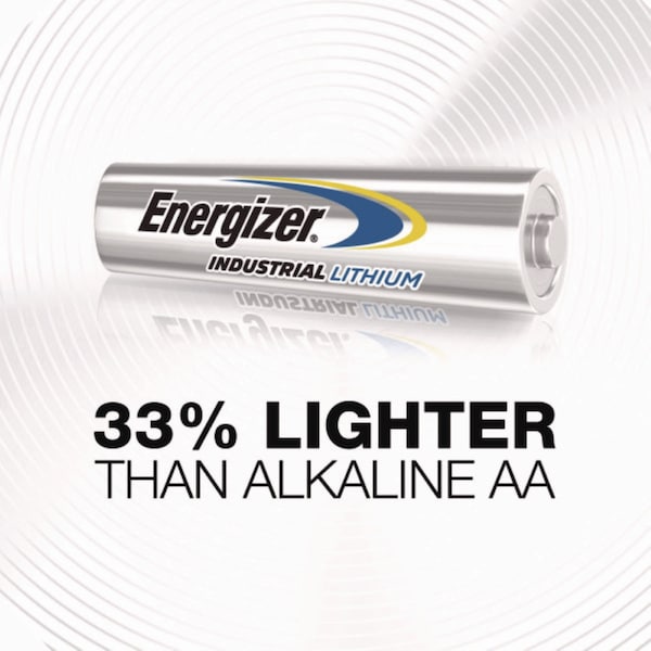 Energizer Lithium Manganese Dioxide Battery, AA 1.5 V 4 PK - LN91PK
