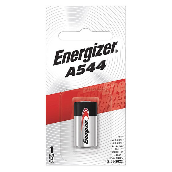 Energizer Alkaline Battery, A544 6V DC 1 PK - A544BPZ