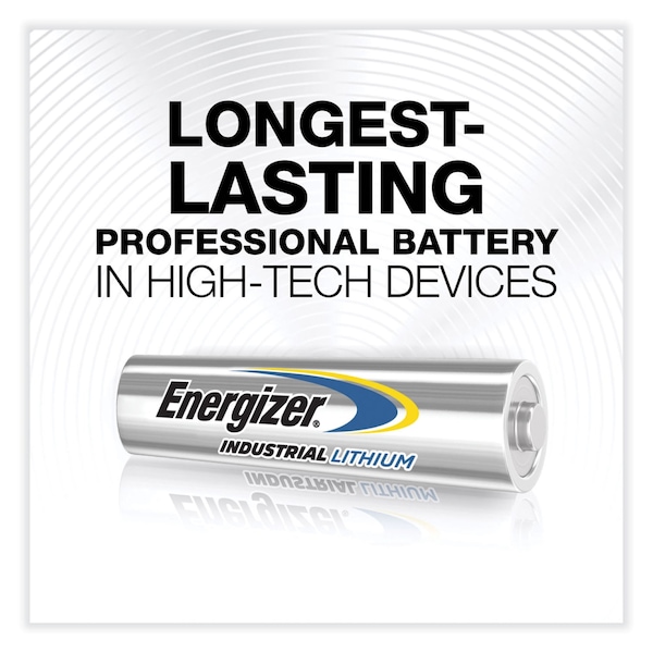 Energizer Lithium Manganese Dioxide Battery, AAA 1.5 V 4 PK - LN92PK