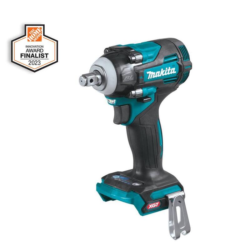 Llave de impacto inalámbrica sin escobillas de 4 velocidades de 1/2 pulgada Makita 40V Max XGT con anillo de fricción en el yunque (solo herramienta) - GWT04Z