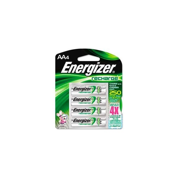 Energizer Energizer AA e NiMH Rechargeable Batteries 4 per Pack - NH15BP-4 / E0801000