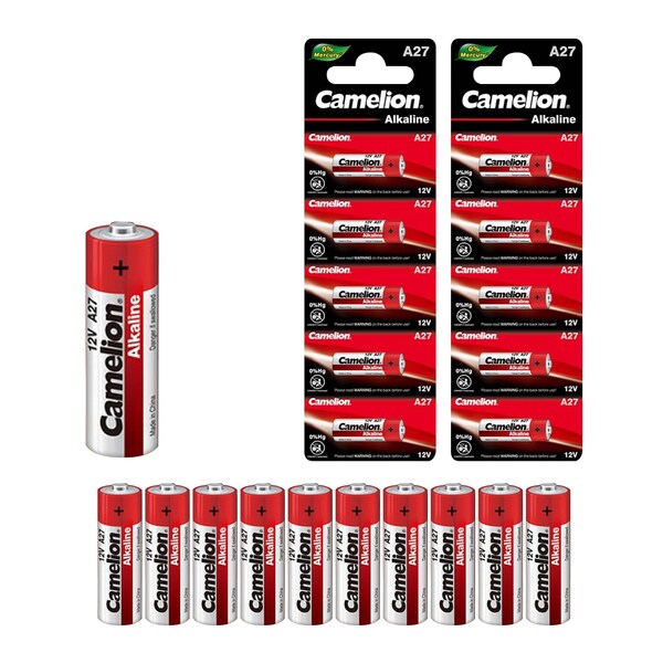 Camelion A27 12V Alkaline Specialty Battery 10PK - A27-BP5-2
