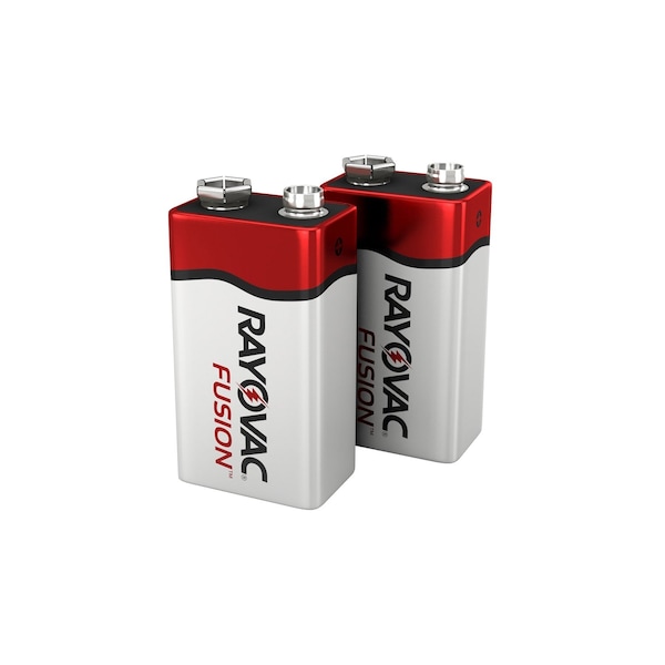 Rayovac Rayovac Fusion 9-Volt Alkaline Batteries 2 pk Carded - A1604-2FUSK