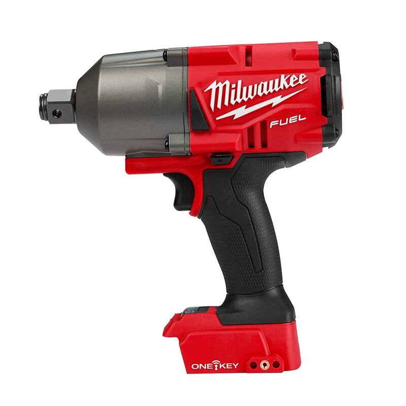 Llave de Impacto Inalámbrica sin Escobillas Milwaukee M18 FUEL ONE-KEY de 18V con 36 Piezas de Juego de Vasos Métricos y SAE 3/8 in. - 2864-20-49-66-6805