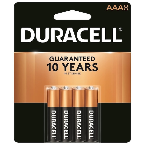 Duracell Alkaline Battery, AAA 1.5V DC 1 PK - MN2400B8Z