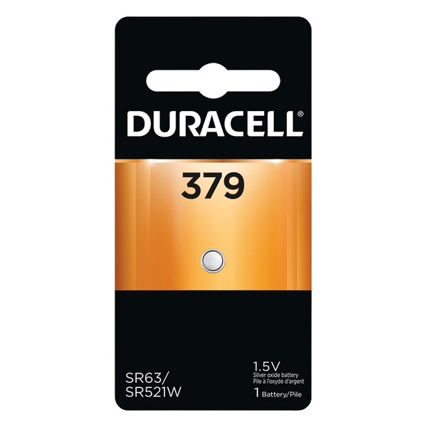 Duracell Duracell Silver Oxide 379 1.5 V 16 mAh Electronic/Watch Battery 1 pk - D379BPK