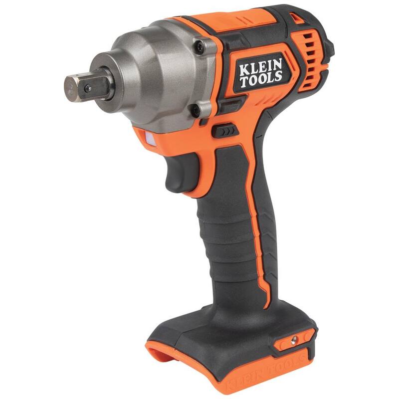 Llave de impacto compacta a batería de Klein Tools, 1/2 pulg. con pasador de retención, solo la herramienta - BAT20CW
