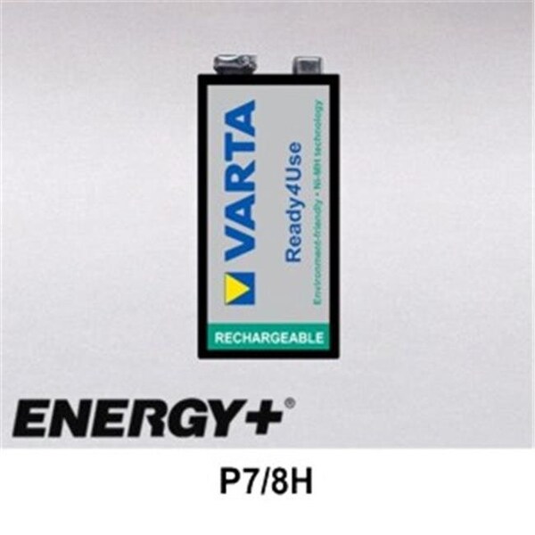 Fedco Batteries FedCo Batteries Compatible with  Varta P7-8H 8.4V 180mAh 9 Volt Nickel Metal Hydride Battery For Consumer And Industrial Applications - P7/8H