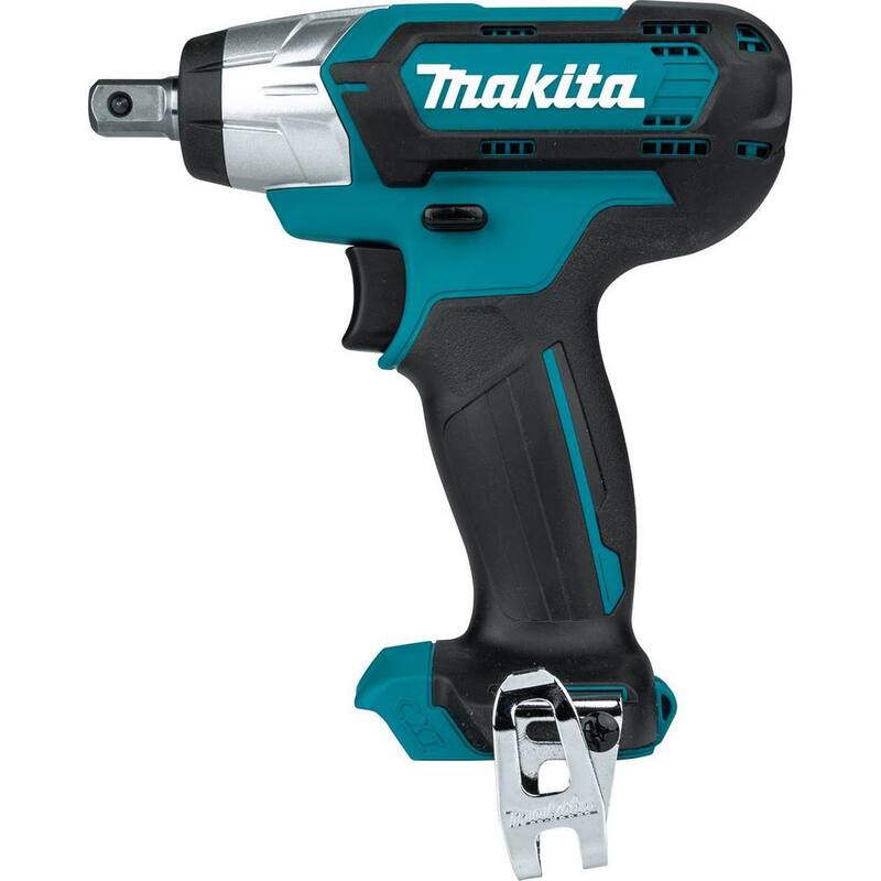 Llave de impacto inalámbrica Makita 12V max CXT de ion de litio de 1/2 pulgada, solo herramienta - WT03Z