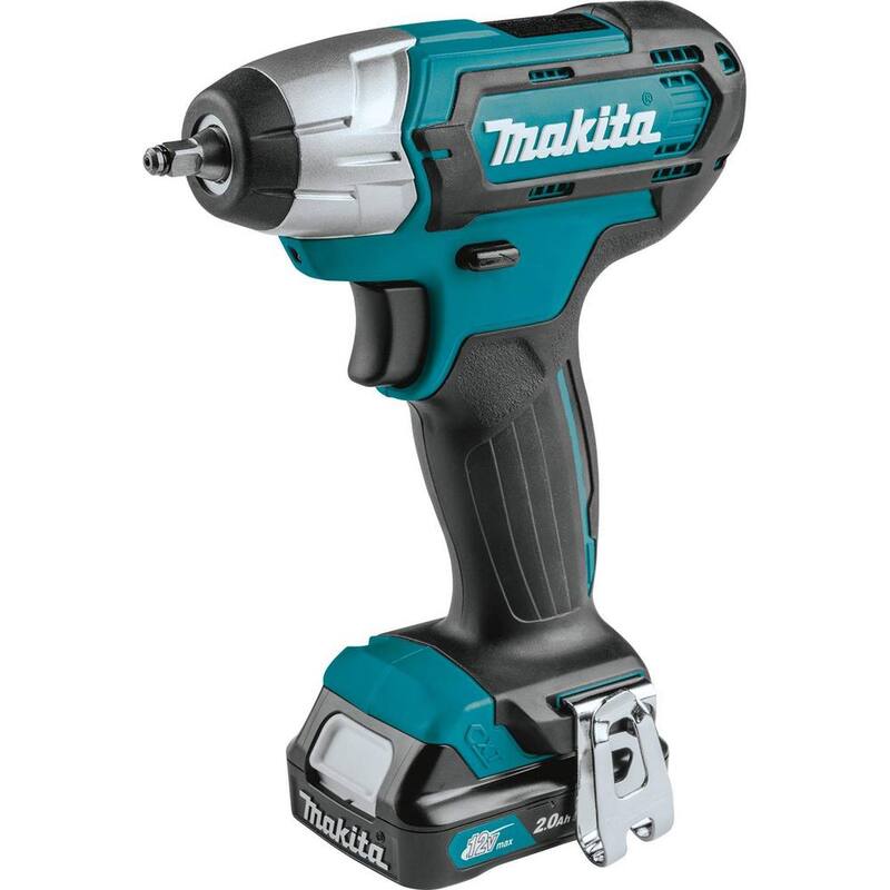 Kit de Llave de Impacto Inalámbrica de 1/4 de pulgada de 12V max CXT 2.0 Ah de Ion de Litio - WT04R1