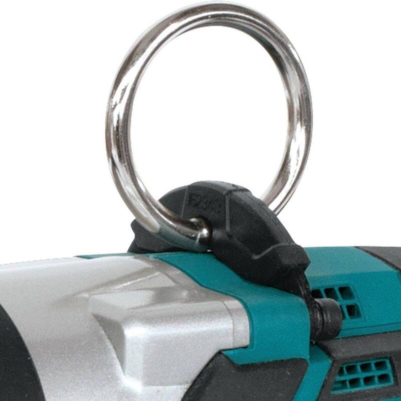 Juego de llave de impacto inalámbrica de alto torque con mandril hexagonal de 7/16 pulgadas y batería de iones de litio LXT de 18V sin escobillas de Makita, con (2) baterías de 5.0Ah y bolsa - XWT09T