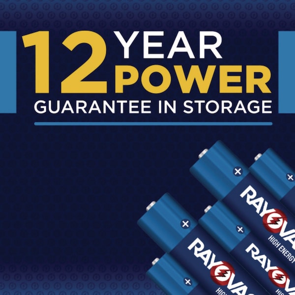 Rayovac Rayovac High Energy Alkaline Battery, AA 1.5V DC 36 PK - 81536PPK