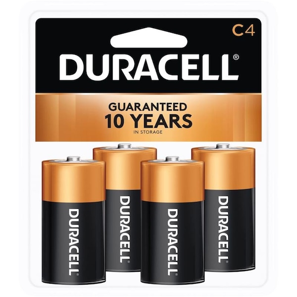 Duracell Alkaline Battery, C 1.5V DC 1 PK - MN1400R4ZX