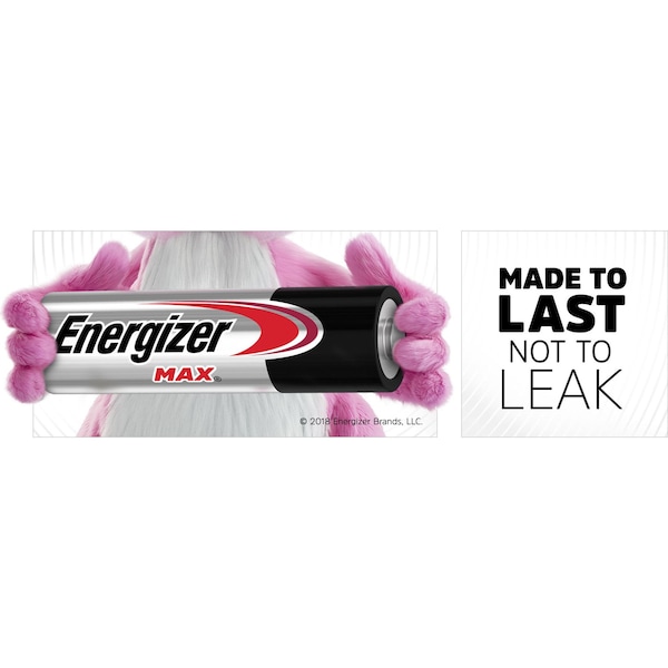 Energizer Energizer MAX Alkaline Battery, AA 1.5V DC 24 PK - E91BP-24