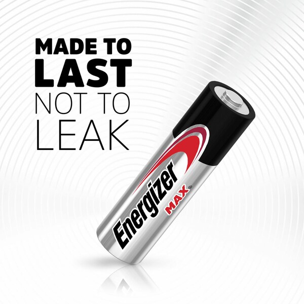 Energizer Energizer MAX Alkaline Battery, AA 1.5V DC 24 PK - E91BP-24
