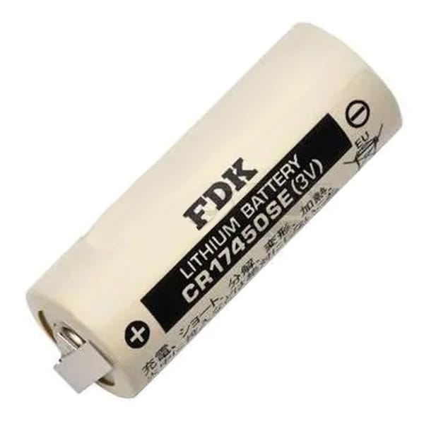 Fdk CR17450SE-T 17450ER-CX 3V 2500mAh Industrial Laser Lithium Battery with Tabs - CR17450SE-T