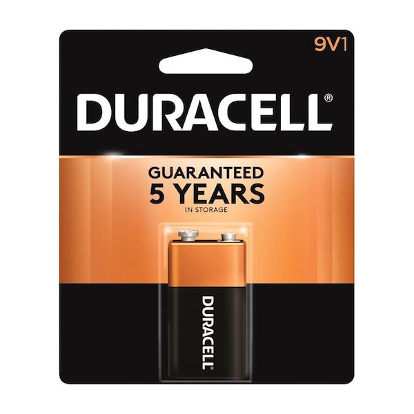 Duracell Duracell Coppertop 9-Volt Alkaline Batteries 1 pk Carded - MN1604BZ