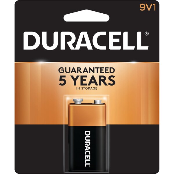 Duracell Duracell Coppertop 9-Volt Alkaline Batteries 1 pk Carded - MN1604BZ