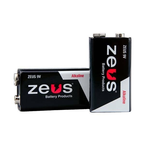 Zeus Battery Products 1.5V 9V Alkaline, 10PK - ZEUS 9V